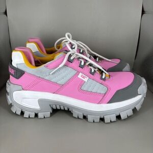 Caterpillar Invader Composite Toe Pink Work Shoes Womens 9.5 P91463 Sneaker Boot